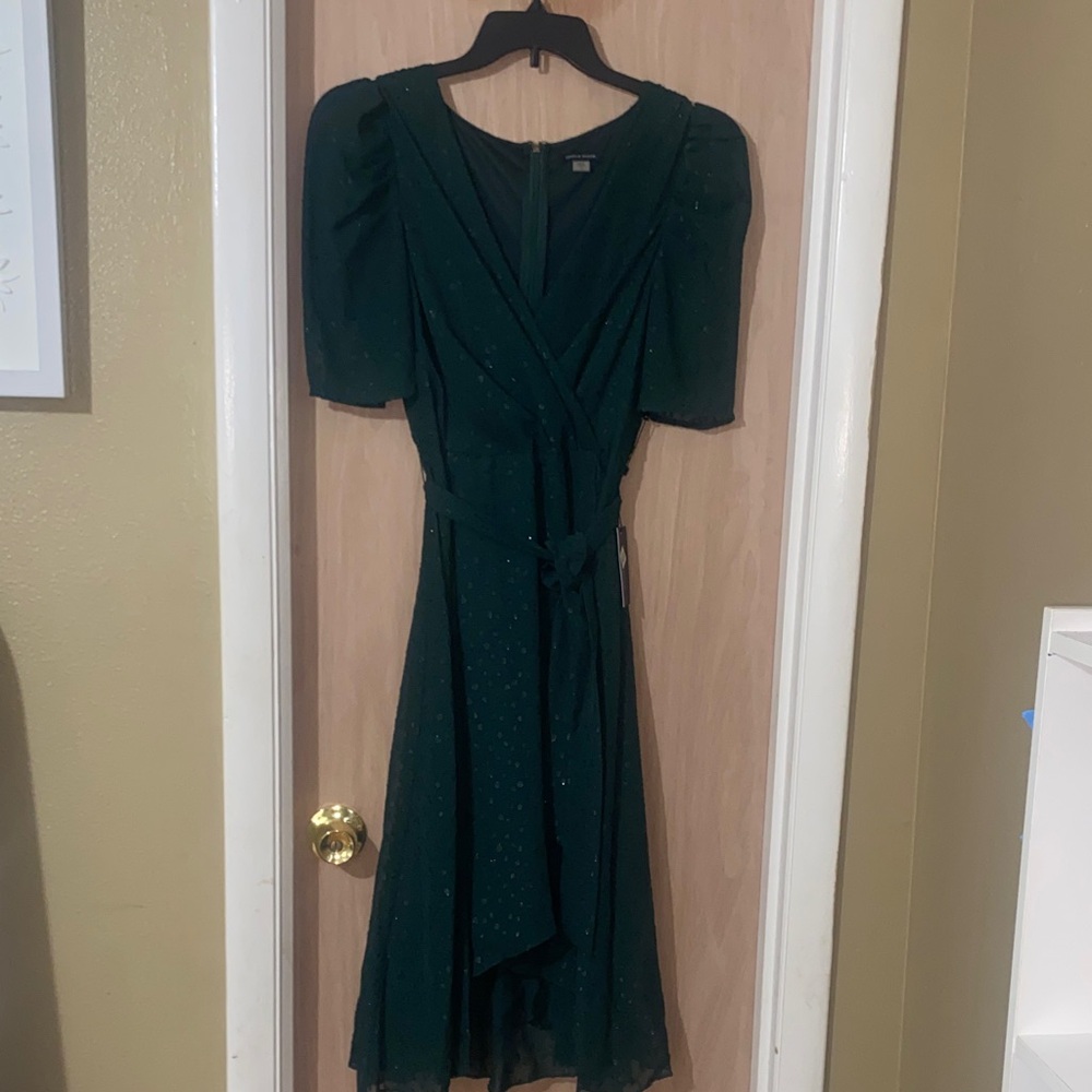 Tommy Hilfiger Dark Green Midi Dress